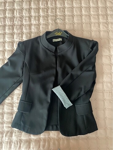 Crop blazer ceket