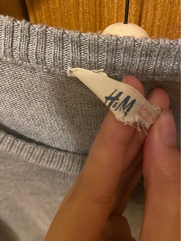 m Beden h&m gri kazak