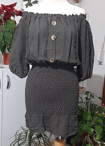 Diğer Madonna yaka elbise