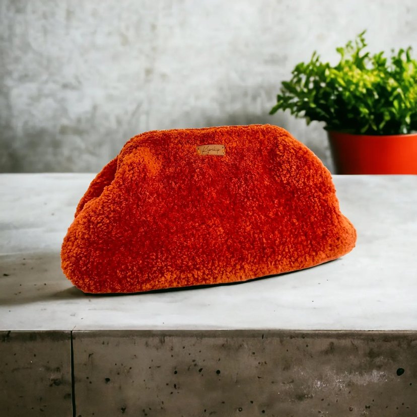 Kadın Teddy Clutch Çanta - Görsel 2