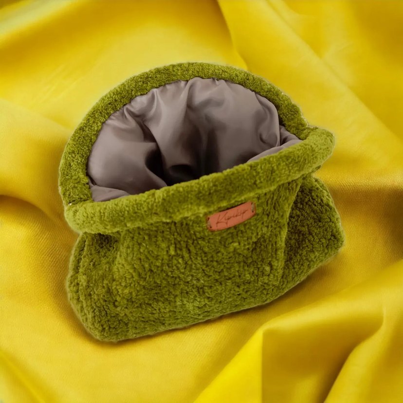 Kadın Teddy Clutch Çanta - Görsel 2