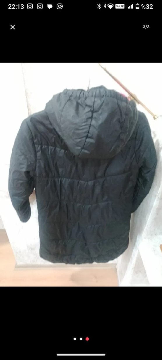 Hummel Fermuarlı Kapüşonlu Kız Çocuk Kışlık Mont - Görsel 2