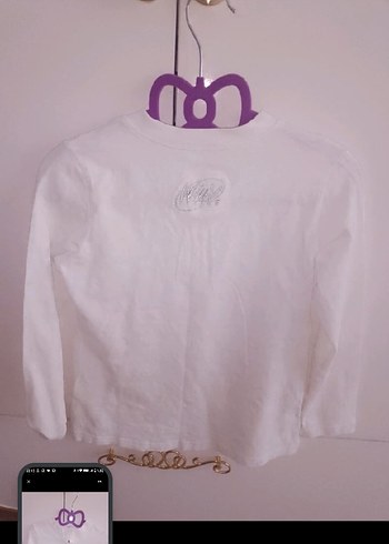 Kız Çocuk Uzun Kollu Baskılı Tişört - Görsel 2