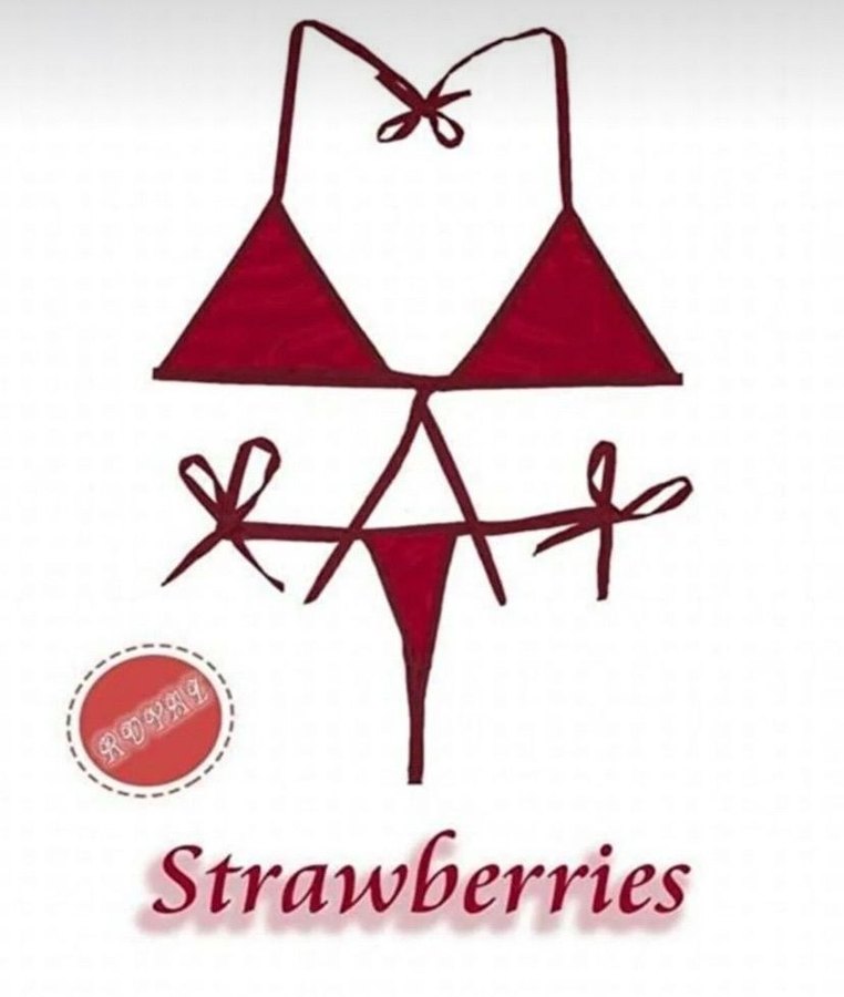 Meyve Aromalı Parlak Pembe yenilebilir iç çamaşırı - Görsel 2