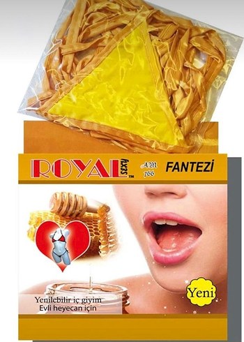 Altın Renkli Yenilebilir İç Çamaşırı Takımı - Görsel 2