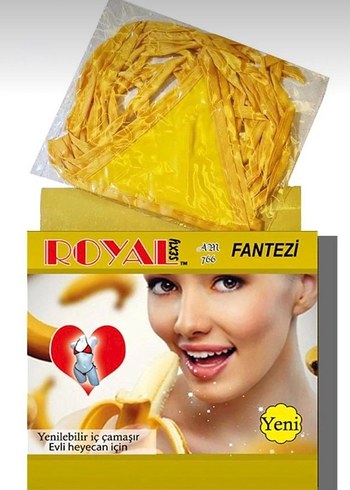 Sarı Muz Aromalı Yenilebilir iç çamaşırı - Görsel 2