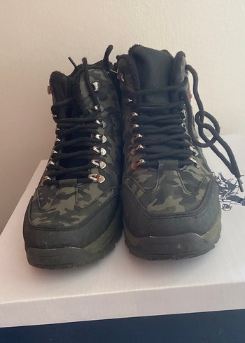 Kahverengi Kamuflaj Bağcıklı Erkek Outdoor Bot - Görsel 3