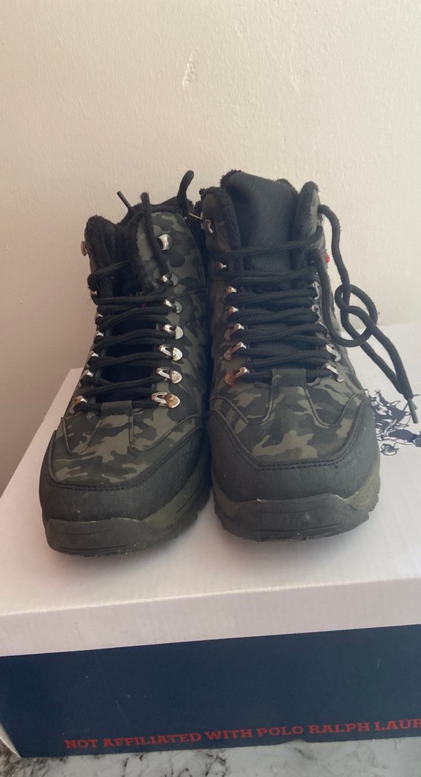 Kahverengi Kamuflaj Bağcıklı Erkek Outdoor Bot - Görsel 3