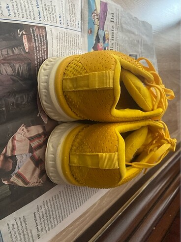43 Beden sarı Renk Erkek spor ayakkabısı