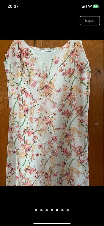 LC Waikiki LCW sifon askılı elbise
