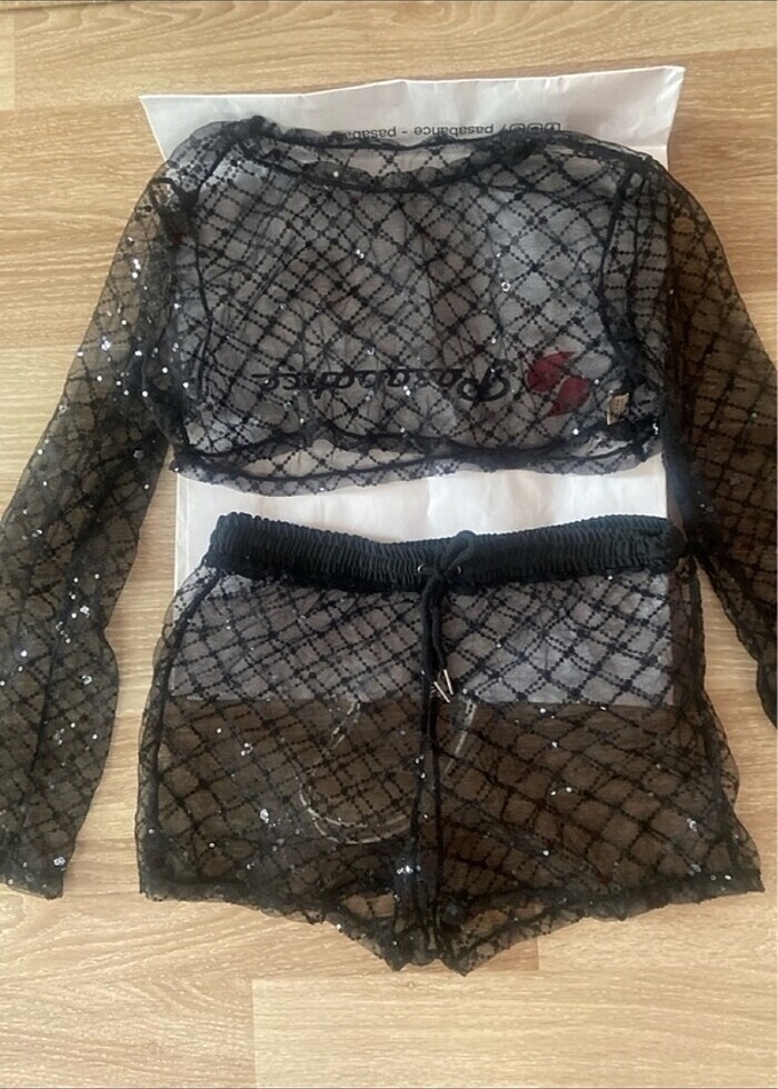 Çok şık tül plaj takım - Görsel 2