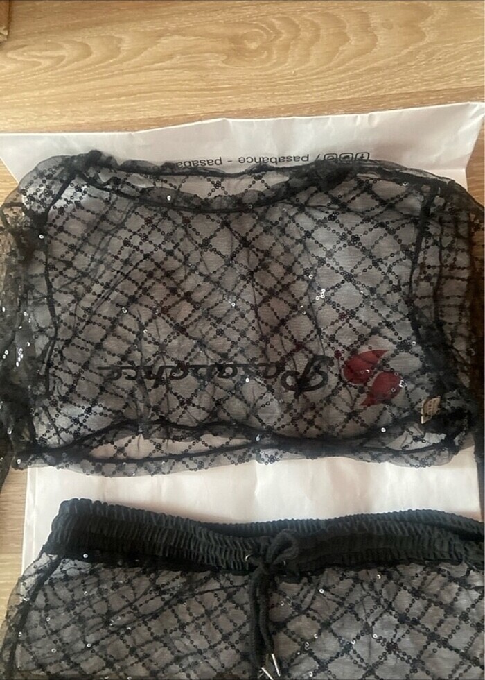 Çok şık tül plaj takım - Görsel 3