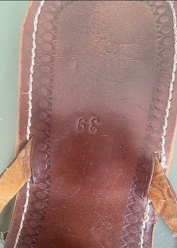 39 Beden Boncuk Detaylı Çok Renkli Kadın Terlik