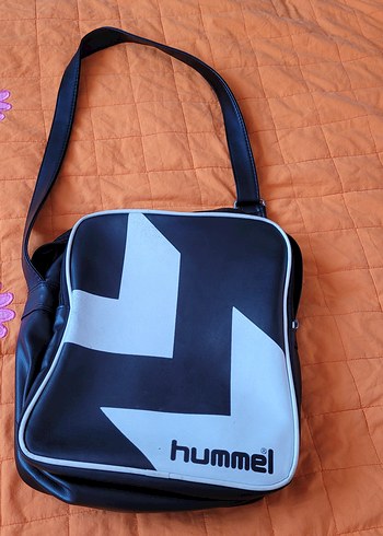 Hummel Baskılı Siyah Spor Çantası