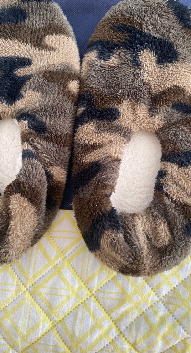 Erkek Kamuflaj Desenli Sıcak Terlik - Görsel 4