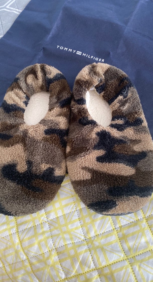 Erkek Kamuflaj Desenli Sıcak Terlik - Görsel 5