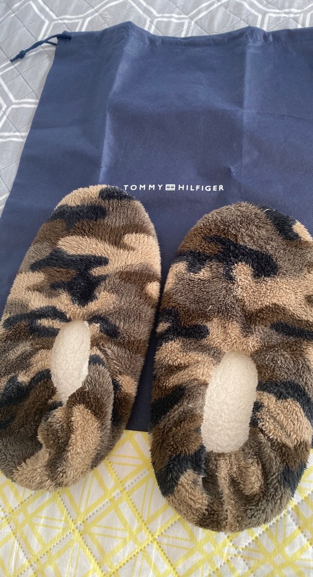 Erkek Kamuflaj Desenli Sıcak Terlik - Görsel 2