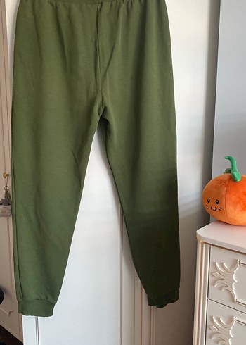 Erkek Haki Rahat Kesim Eşofman Altı - Görsel 6