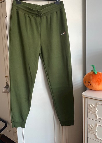 Erkek Haki Rahat Kesim Eşofman Altı - Görsel 2