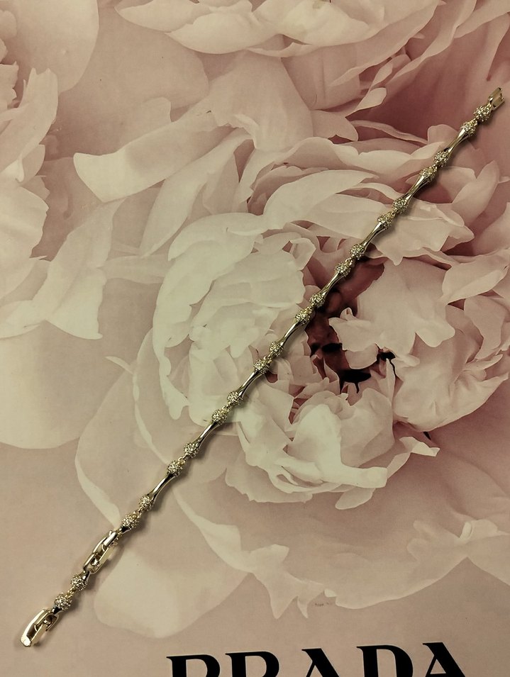 Parlak Altın Boncuklu Kadın Bileklik - Görsel 4