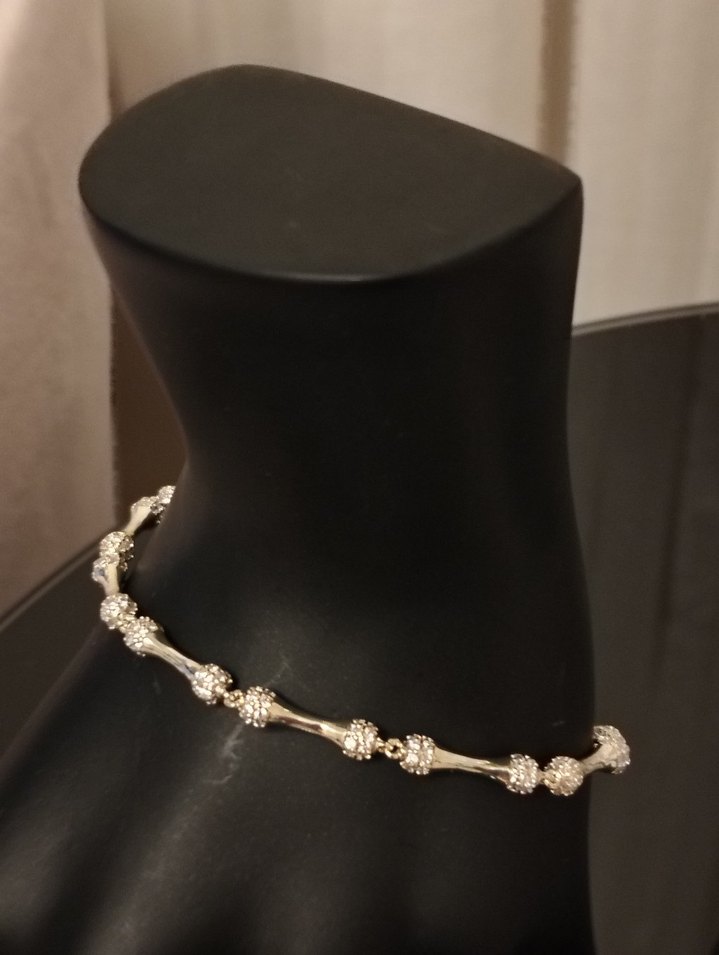 Parlak Altın Boncuklu Kadın Bileklik - Görsel 2