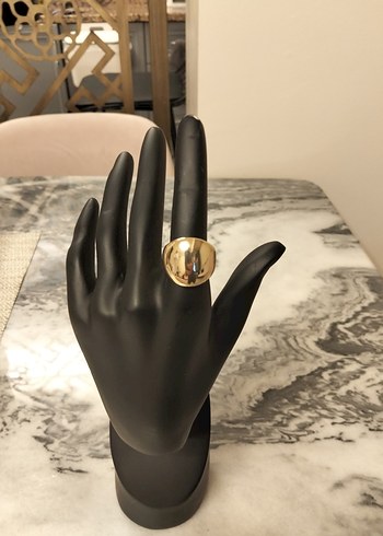 Parlak Altın Kadın Yüzük - Görsel 6