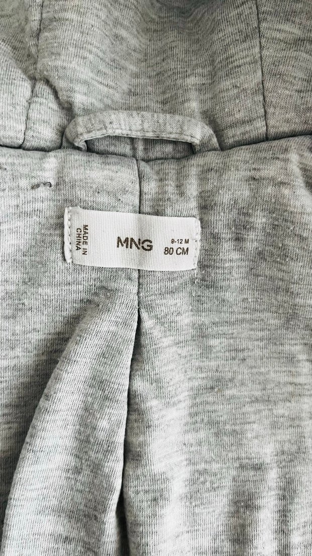 Kapüşonlu Erkek Çocuk Kahverengi Peluş Kaban - Görsel 3