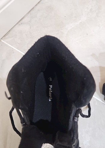 Siyah Bağcıklı Erkek Goth Bot - Görsel 4