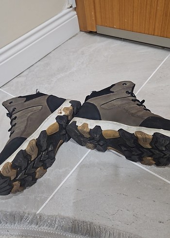 Gri Bağcıklı Erkek Outdoor Botları - Görsel 4