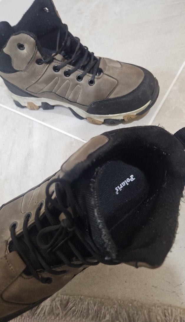 Gri Bağcıklı Erkek Outdoor Botları - Görsel 3