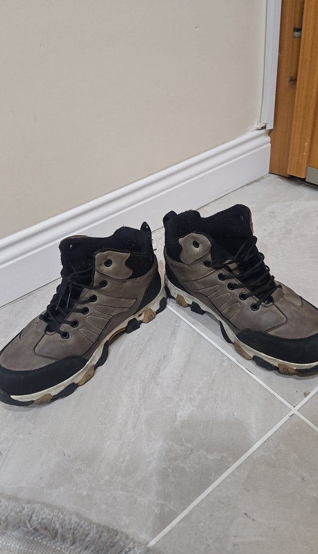 Gri Bağcıklı Erkek Outdoor Botları - Görsel 2