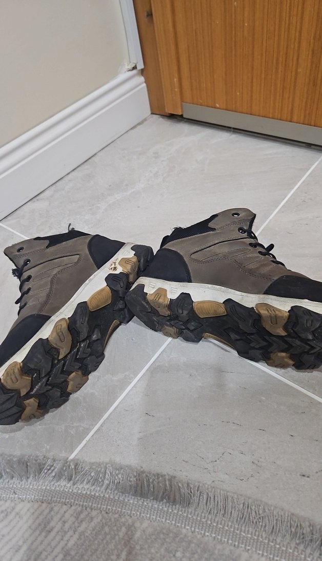 Gri Bağcıklı Erkek Outdoor Botları - Görsel 4