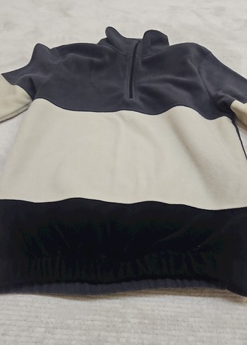 Gri Fermuarlı Erkek Polar Sweatshirt - Görsel 4