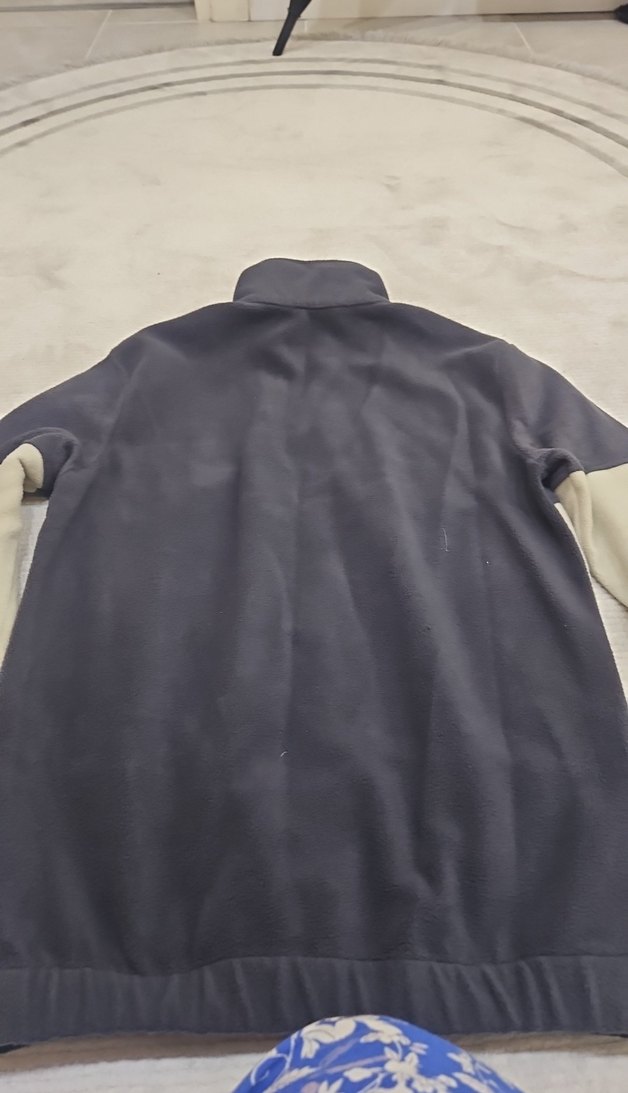 Gri Fermuarlı Erkek Polar Sweatshirt - Görsel 3