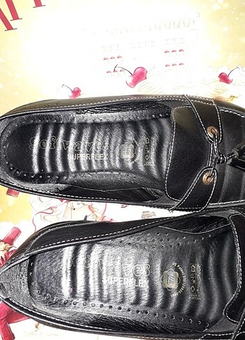 40 Beden Superfleks marka,Siyah.Püskül Detaylı Oxford Ayakkabı