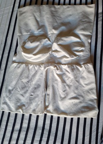 Beyaz Kadın  karın kalça toparlayıcı - Görsel 3