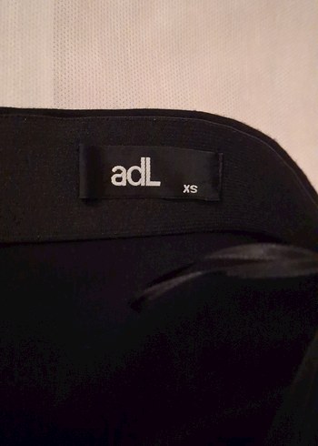 Adl xs Drapeli Siyah Midi Kadın Etek - Görsel 2