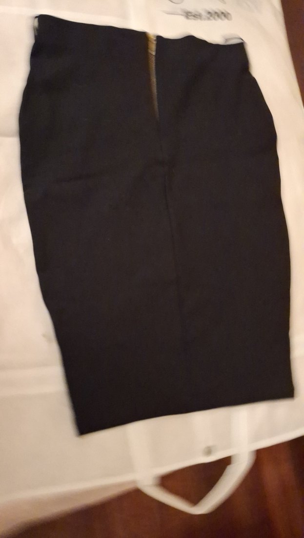 Adl xs Drapeli Siyah Midi Kadın Etek - Görsel 4