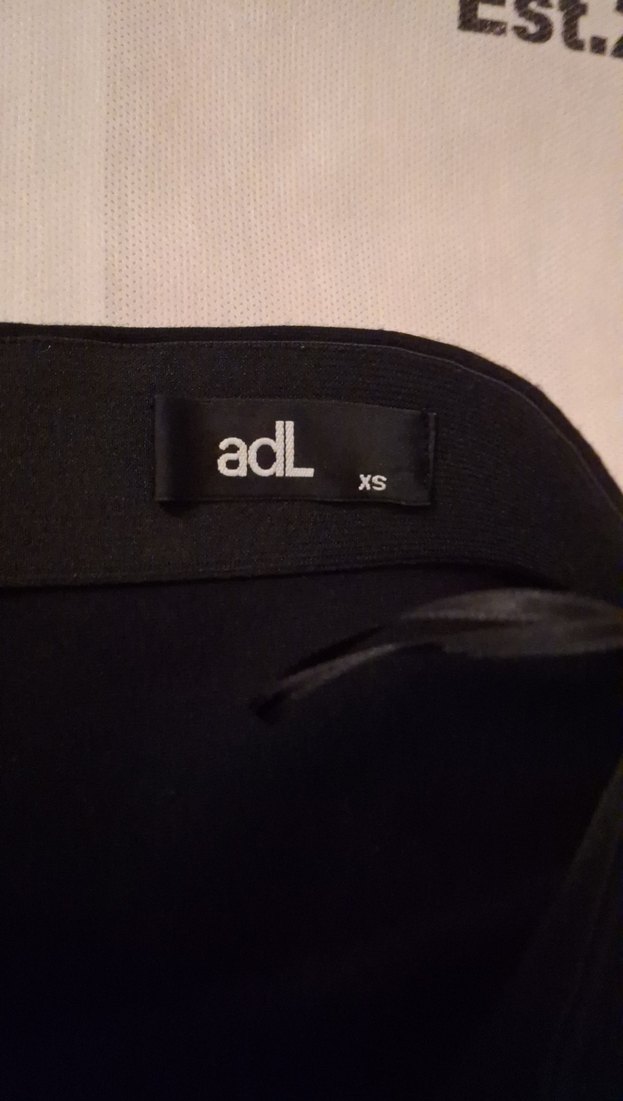 Adl xs Drapeli Siyah Midi Kadın Etek - Görsel 2