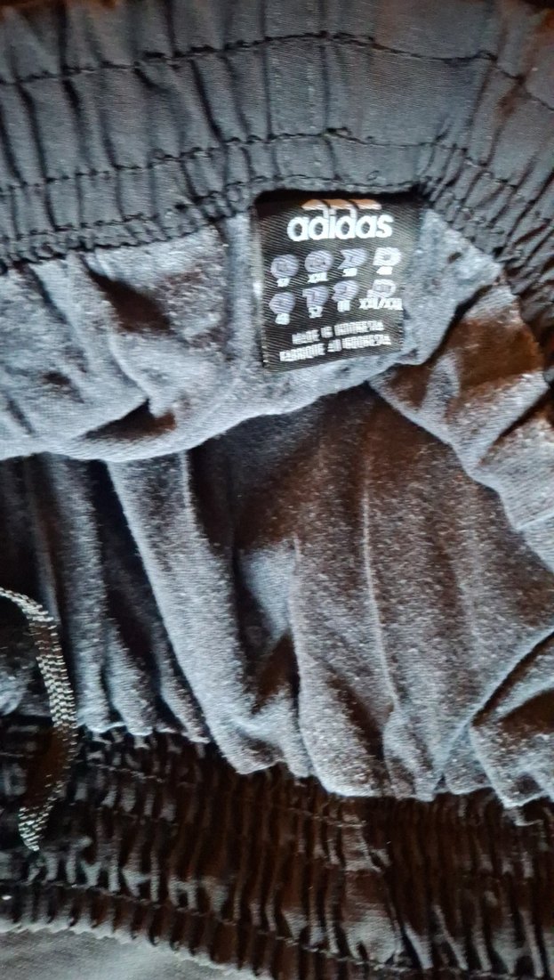 Adidas Xxl.çift katlı.Paçaları fermuarlı.Unısex Siyah Rahat - Görsel 5