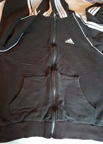 ADİDAS XLÖNDEN FERMUARLI KAPİŞONLU - Görsel 4