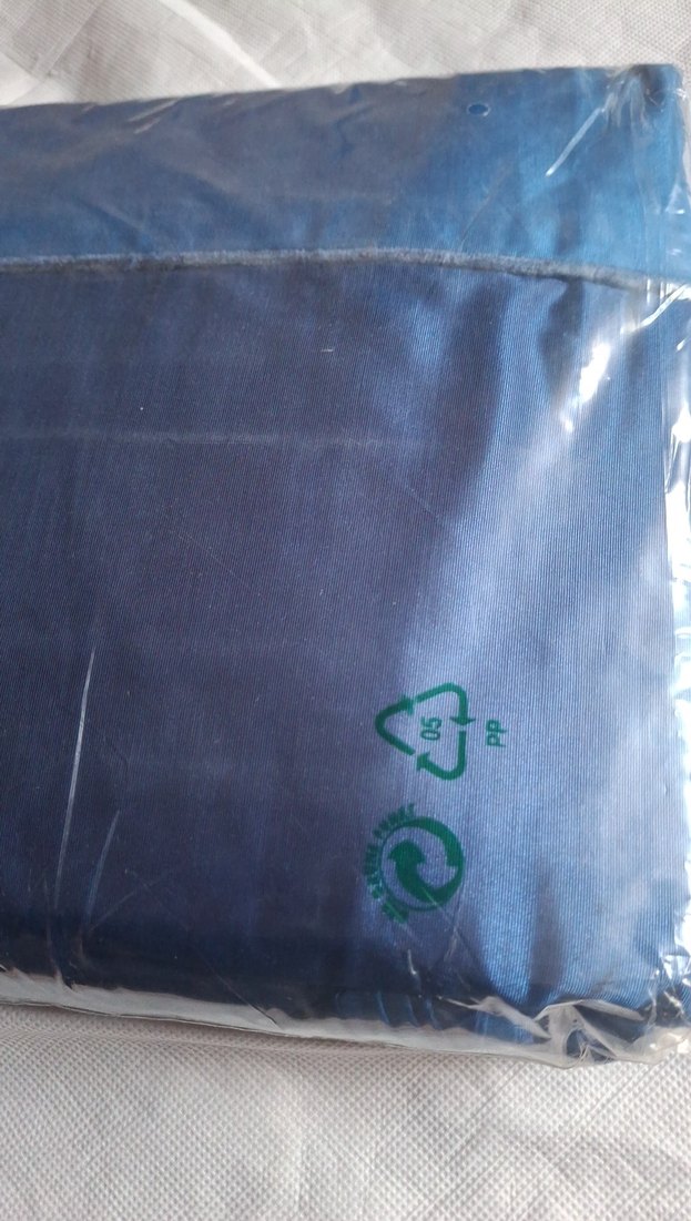 Parlak Mavi Düz Saten kırlentli Yatak örtüsü.Çeyizlik - Görsel 2