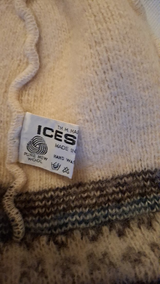 İCWSHEEP  WOOL Bej Gri Örgü Kadın Bere unısex - Görsel 5