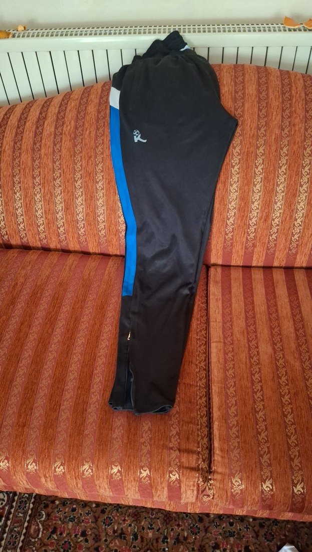 Erkek Siyah Baskılı oaçaları ve ön 2 cep fermuarlıdır - Görsel 2