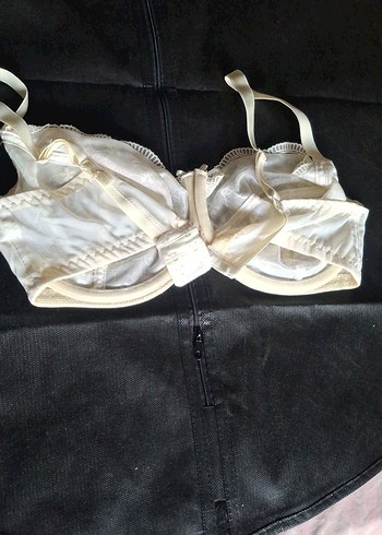 Vintage Bohem Krem Dantelli Sütyen - Görsel 2