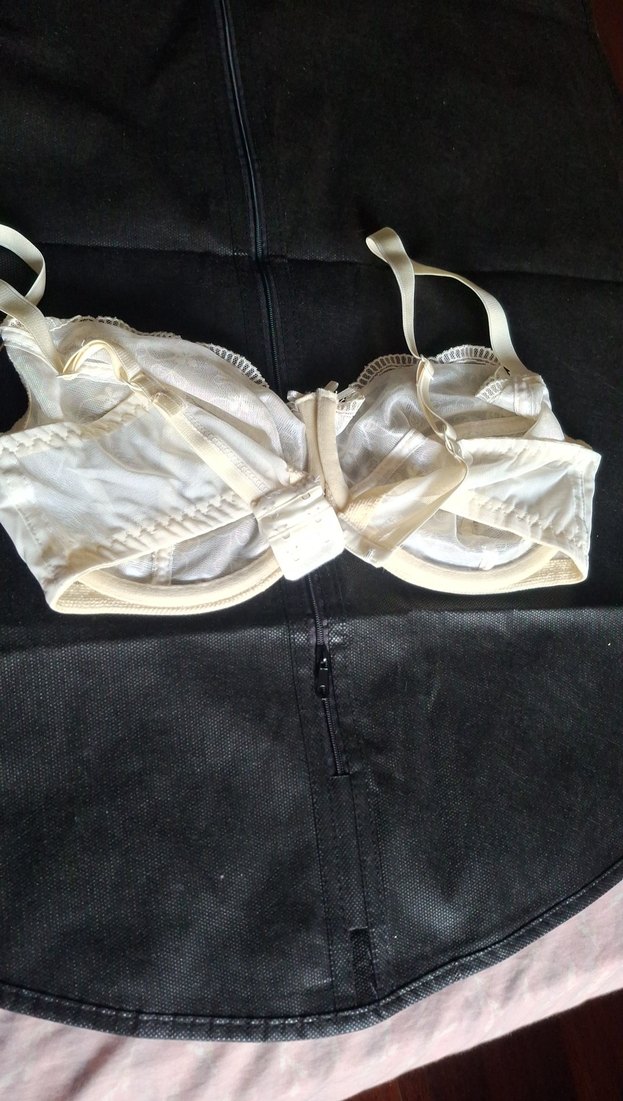 Vintage Bohem Krem Dantelli Sütyen - Görsel 2