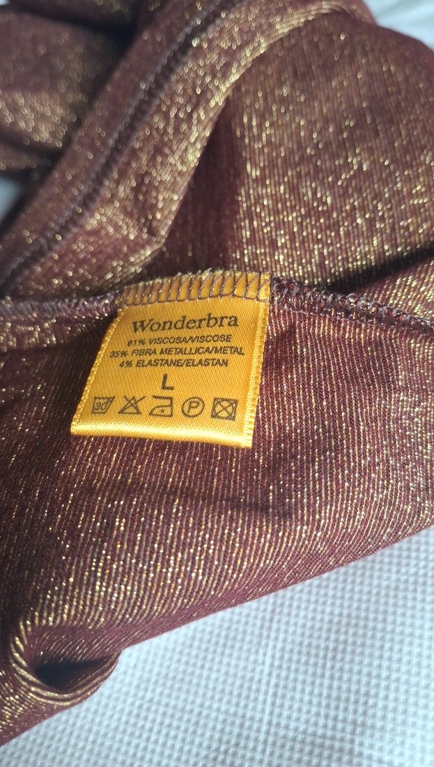 Kahverengi Parlak.Darı doreli.Yarım Kollu Bluz - Görsel 2