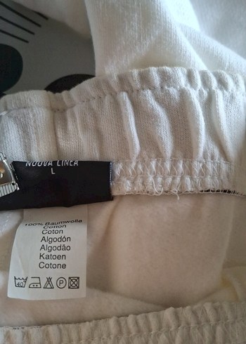 GİANİ FERORTİ L. Beyaz Beli lastıkli iki yanlarda bir arkada Cep - Görsel 3