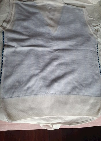 Jan Theelen.Mavi Baskılı Triko Süveter unısex - Görsel 2