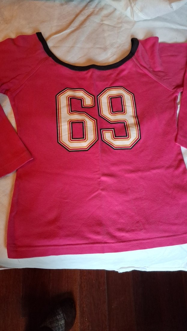 MADONNA.XL Pembe Uzun Kollu Tişört.%100 Cotton. - Görsel 2